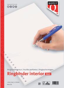 Ringbandinterieur A4 blanco 23-gaats 100 vel Quantore
