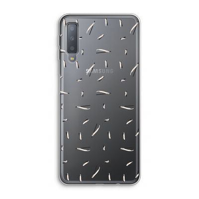 Hipster stripes: Samsung Galaxy A7 (2018) Transparant Hoesje