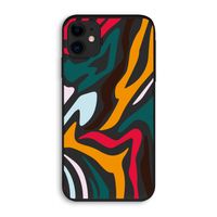 Colored Zebra: iPhone 11 Biologisch afbreekbaar hoesje