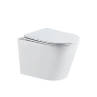 Wandcloset Sanilux Turbo Flush Standaard 36,5x52x35,5 cm Met Softclose Zitting Wit Sanilux