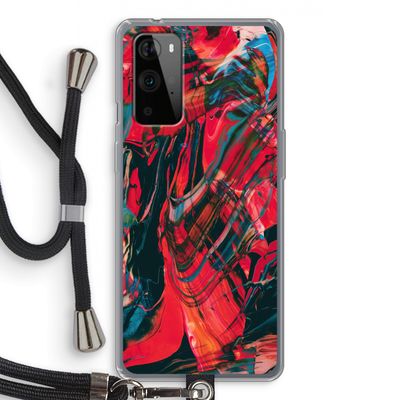 Endless Descent: OnePlus 9 Pro Transparant Hoesje met koord