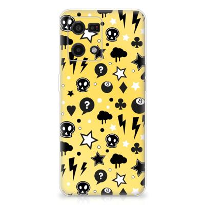 Silicone Back Case OPPO Reno7 4G Punk Geel Silicone Back Case OPPO Reno7 4G Punk Geel