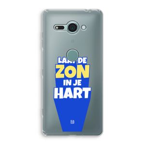 Laat de zon in je hart: Sony Xperia XZ2 Compact Transparant Hoesje