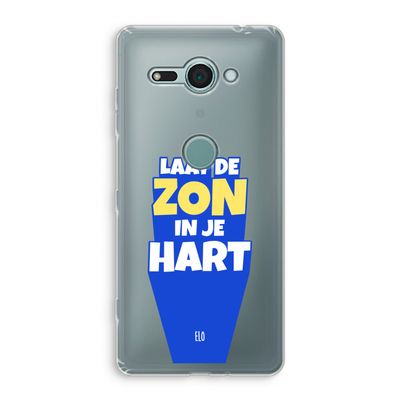 Laat de zon in je hart: Sony Xperia XZ2 Compact Transparant Hoesje