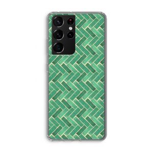 Moroccan tiles 2: Samsung Galaxy S21 Ultra Transparant Hoesje