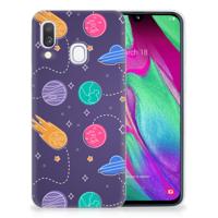 Samsung Galaxy A40 | Sillicone Back Cover | Space