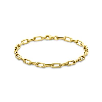 14k Geelgouden Ankerarmband 4 mm - 18 cm met Karabijnsluiting