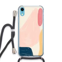 Saturday Flow: iPhone XR Transparant Hoesje met koord Saturday Flow: iPhone XR Transparant Hoesje met koord