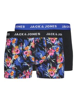 Jack & Jones Boxershorts JACBOTANIC 2-pack Zwart-S