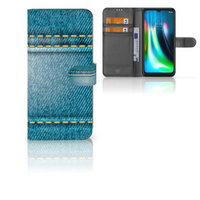 Motorola Moto G9 Play | E7 Plus Wallet Case met Pasjes Jeans