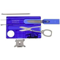 Victorinox SwissCard Lite 0.7322.T2 Zakgereedschapsset Aantal functies 13 Saffier (transparant)