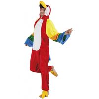 Papegaai onesie dierenpak 195 cm One size  -