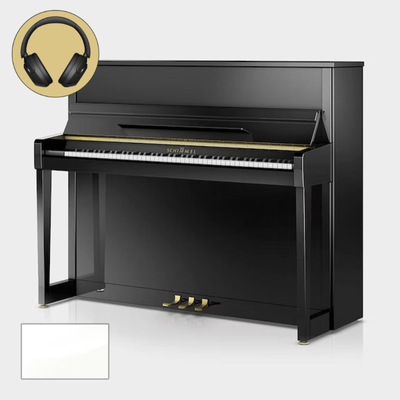 Schimmel Classic C121 EM TwinTone WP messing silent piano