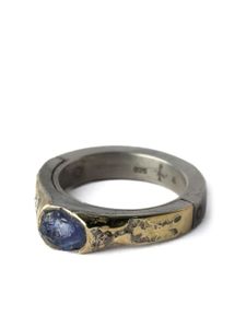 Parts of Four bague Sistema en or 18ct sertie de tanzanite - Argent