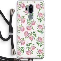 Kleine roosjes: LG G7 Thinq Transparant Hoesje met koord
