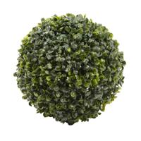 Buxus bol kunstplant - klein - D22 cm - groen - kunststof   -