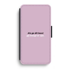 gij moogt er zijn: iPhone XR Flip Hoesje