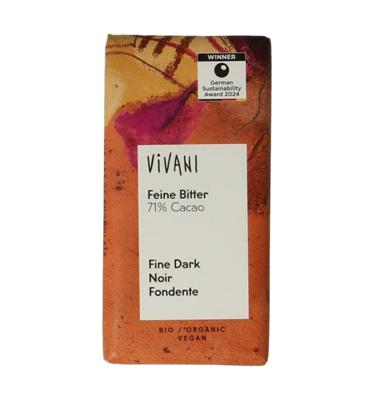Chocolade minibars puur 71% bio