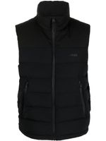 Mackage gilet matelassé à logo imprimé - Noir - thumbnail