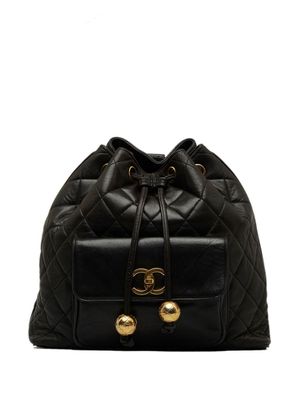 CHANEL Pre-Owned sac à dos à design matelassé (1994-1996) - Noir