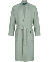 Morgenstern Morgenstern badjas Luca wafelstof Kimono 120cm Olijf Maat XL