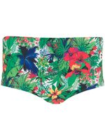 Amir Slama short de bain à fleurs - Vert - thumbnail