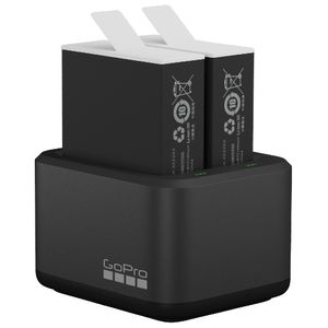 GoPro Dual Battery Charger + 2x Enduro Battery voor HERO9/10/11/12