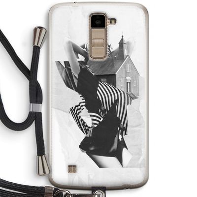 House: LG K10 (2016) Transparant Hoesje met koord
