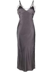 Patrizia Pepe V-neck sleeveless midi dress - Gris