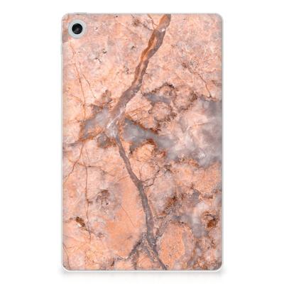 Lenovo Tab M10 Plus (3e generatie) Tablet Back Cover Marmer Oranje