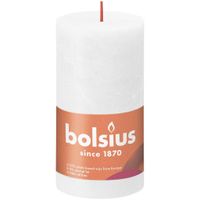 Bolsius Rustiko Shine kaars Cylinder Wit 1 stuk(s) - thumbnail
