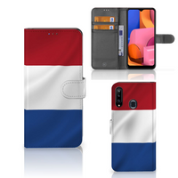 Samsung Galaxy A20s Bookstyle Case Nederlandse Vlag