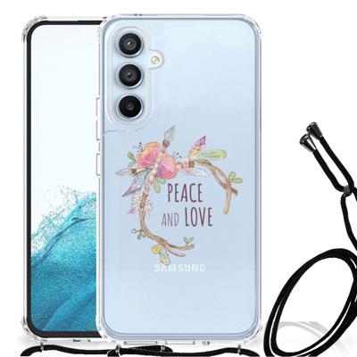 Samsung Galaxy A54 5G Stevig | Bumper Hoesje | Boho Text Samsung Galaxy A54 5G Stevig | Bumper Hoesje | Boho Text