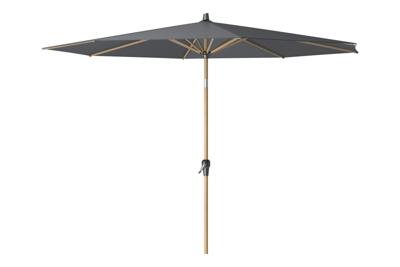 Platinum Riva stokparasol 3 m. rond - Teak Antraciet