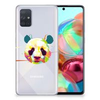 Samsung Galaxy A71 Telefoonhoesje met Naam Panda Color