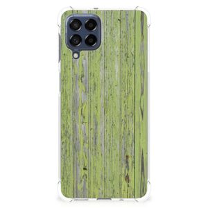 Samsung Galaxy M53 Stevig Telefoonhoesje Green Wood