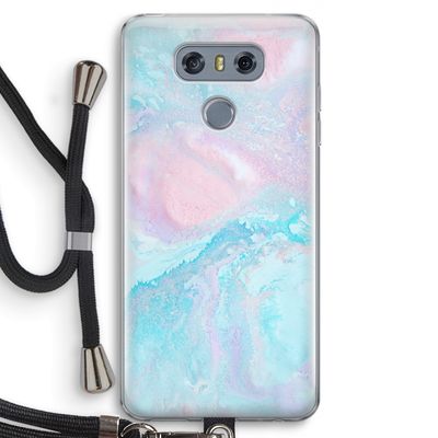Fantasie pastel: LG G6 Transparant Hoesje met koord