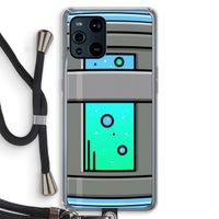 Chug Bottle: Oppo Find X3 Transparant Hoesje met koord