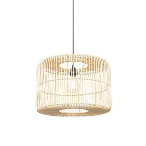 QAZQA Oosterse hanglamp rotan 45 cm - Maud