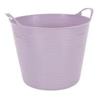 Excellent houseware Flexibele kuip / emmer - lila paars - 27 liter - kunststof - 42 x 35 cm