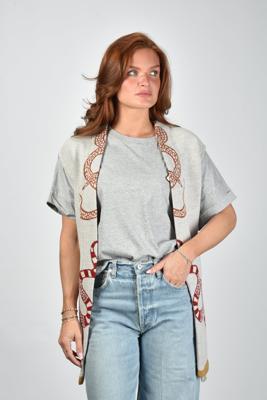 AVDW gilet Snake Z1192 ecru