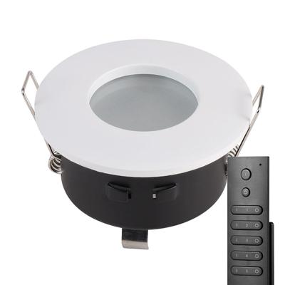 16x LED inbouwspots Barcelona - Wit - 4 Watt 345 lumen - 2700K warm wit - IP44 waterdicht - GU10 - Dimbaar - met dimmer en afstandsbediening - Voor badkamer