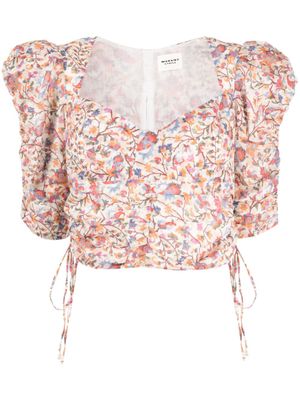 MARANT ÉTOILE blouse Galaor à manches bouffantes - Multicolore