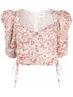 MARANT ÉTOILE blouse Galaor à manches bouffantes - Multicolore - thumbnail