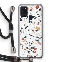Terrazzo N°4: Samsung Galaxy A21s Transparant Hoesje met koord