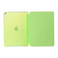 Pure kleur samenvoegen horizontale Flip lederen case voor iPad Pro 10 5 inch/iPad Air (2019) met houder (groen)