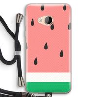 Watermeloen: HTC U Play Transparant Hoesje met koord