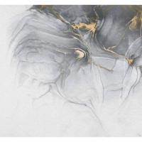 Fotobehang - Ink Gold Fluid 300x280cm - Vliesbehang - thumbnail