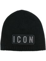 DSQUARED2 bonnet à patch Icon - Noir