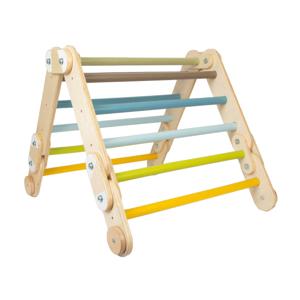 Small Foot - houten klimrek 2in1 driehoek en wandrek adventure